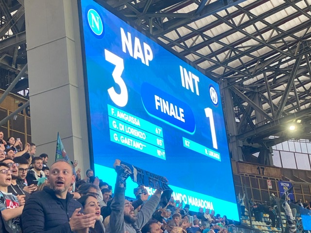 Il Napoli cala il tris contro l'Inter: a segno anche Gaetano