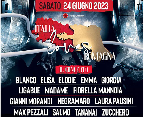 Italia Loves Romagna, anche Gianni Morandi nel concerto a favore dell'Emilia Romagna