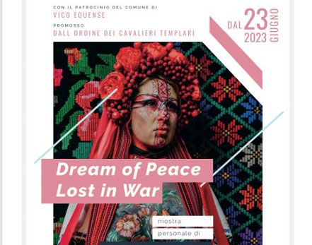 Insieme per l'Ucraina-  Mostra d'arte Dream of peace lost in the war