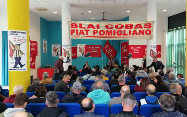 Pomigliano, Slai Cobas: sabato 1° luglio 8 ore di sciopero per ogni turno di lavoro