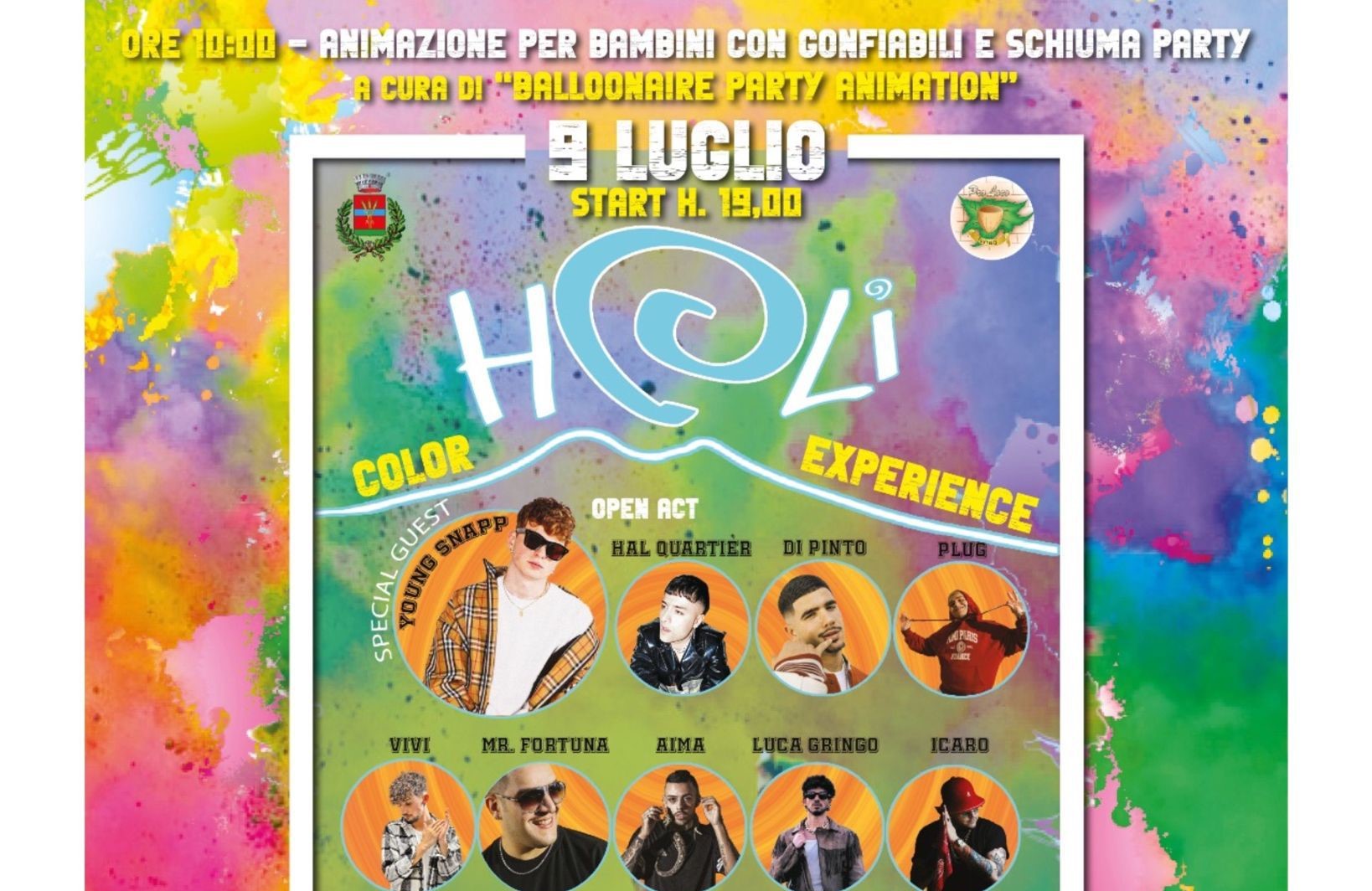 Tufino, la Pro Loco di Tufino presenta l'Holi Festival- color experience