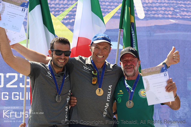 Medaglie d'oro e argento per l'Italia ai campionati del mondo di deltaplano