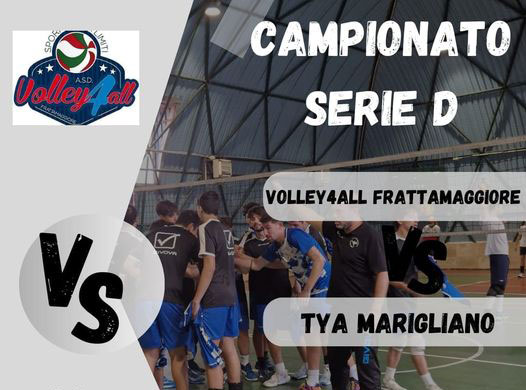 Domenica Volley4all Frattamaggiore vs Tya Marigliano