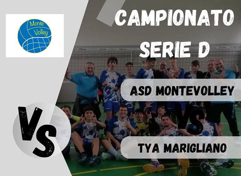 Serie D:  la Tya Marigliano sfida l'ASD Montevolley in trasferta