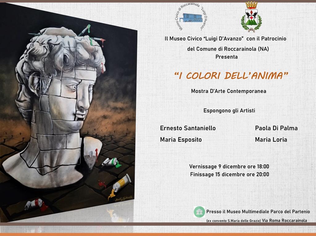 Roccarainola, il Museo Civico Luigi D'Avanzo organizza la mostra d'arte I Colori dell'Anima