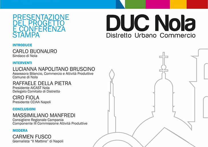 Nola, nasce il Distretto Urbano del Commercio, riconosciuto formalmente dalla Regione Campania.