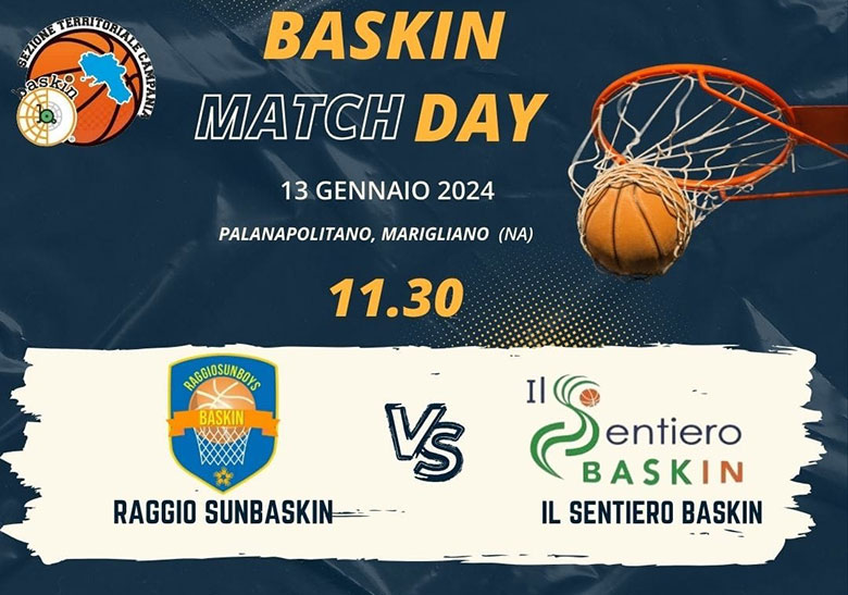 Riparte il campionato di Baskin: domani in campo Marigliano - Sant'Arsenio