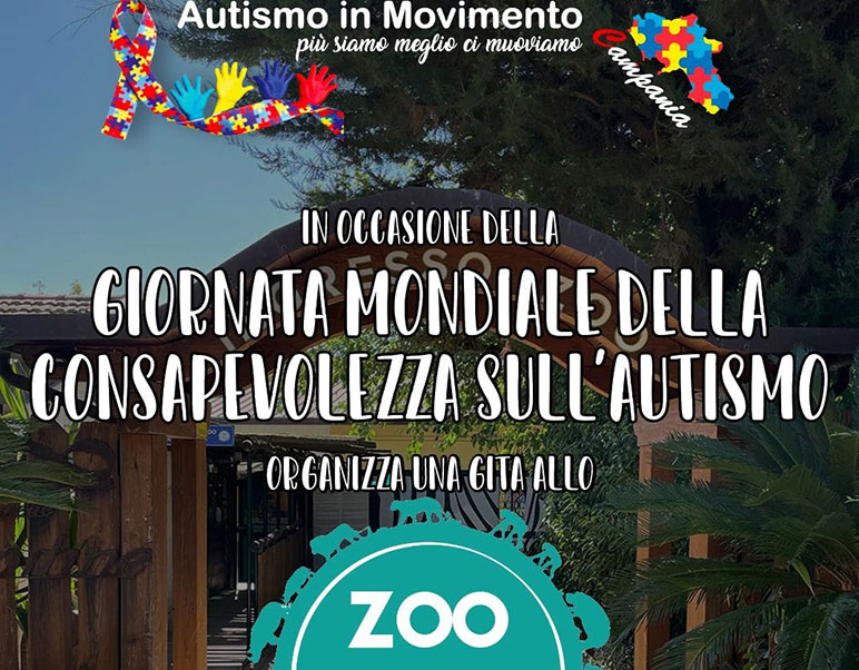 Autismo in Movimento, una gita allo Zoo per la giornata mondiale della consapevolezza sull'Autismo