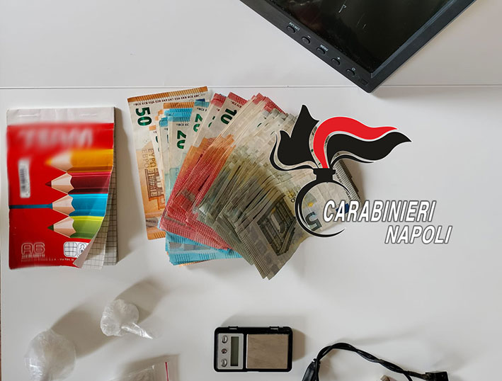 Ercolano:droga, soldi e micro telecamere. Arrestato 55enne