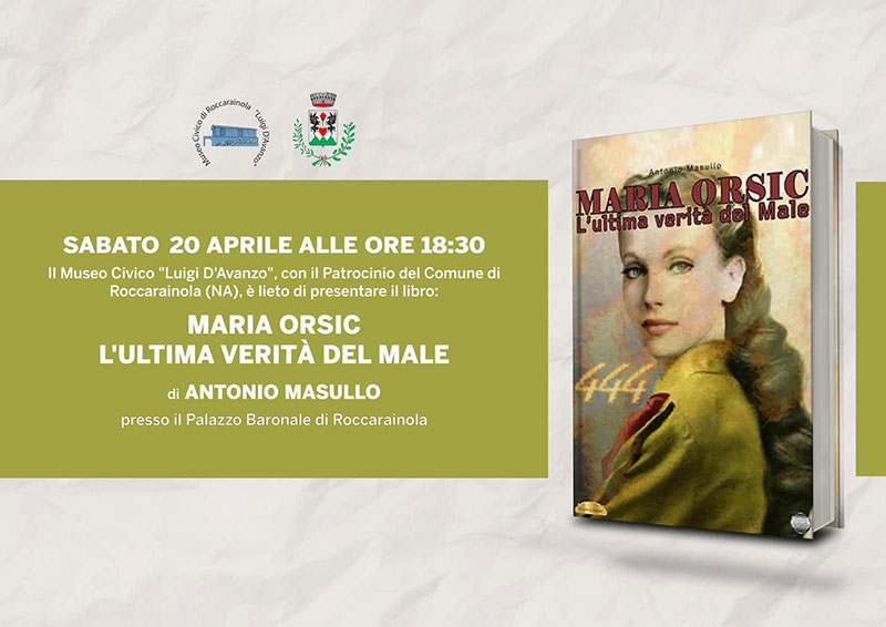 Roccarainola, il Museo Civico Luigi D'Avanzo presenta il libro di Antonio Masullo