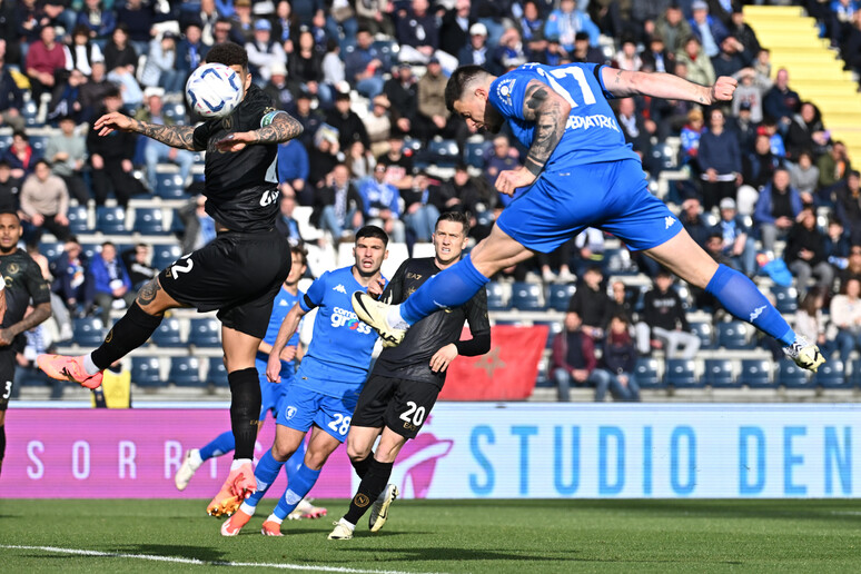 Il Napoli crolla al Castellani: l'Empoli si impone 1-0