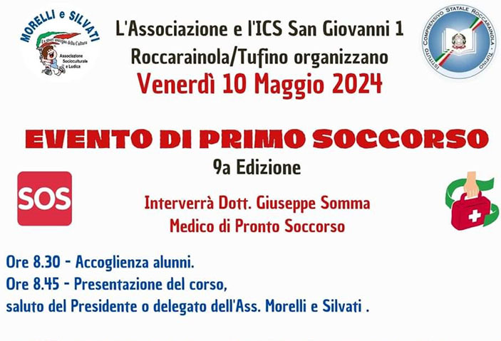 Roccarainola, la nona edizione dell'evento Primo Soccorso firmato Morelli e Silvati