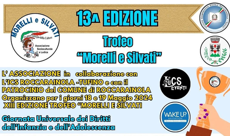 Roccarainola, tutto pronto per la XIII edizione del Trofeo Morelli e Silvati