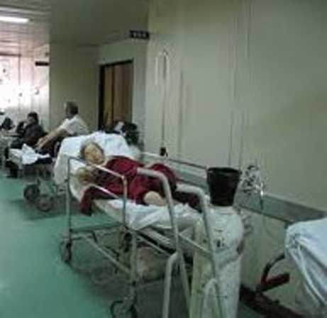 Nola, ospedale in emergenza