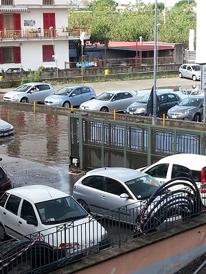 Nola, pioggia e disagi nella città bruniana