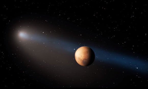 Arriva Siding Spring, la cometa che domenica sfiorerà Marte