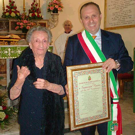 Mariglianella,  festeggiato il 100° compleanno di Francesca Russo