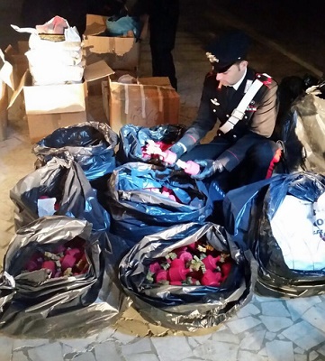 Napoli, natale sicuro: sequestrati 800 kg di botti illegali