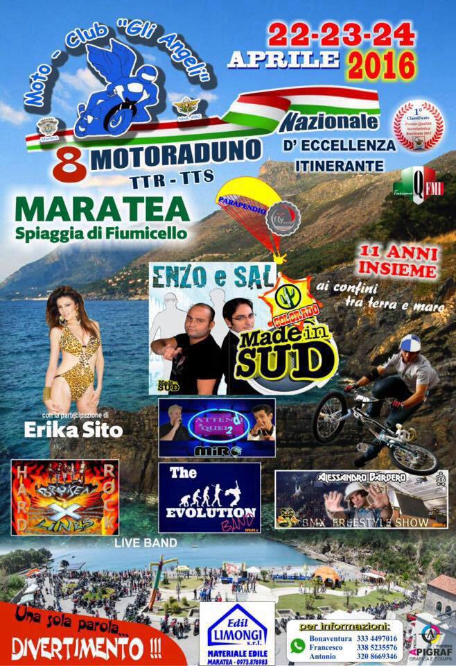 Motoraduno Nazionale d'eccellenza itinerante: 8a edizione a Maratea