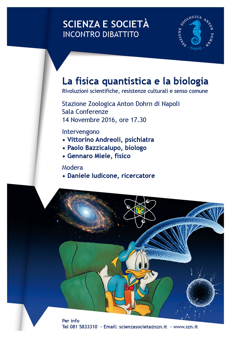 Napoli , al via il convegno sulla fisica quantistica e la biologia: rivoluzioni scientifiche, resistenze culturali e senso comune